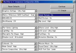 AutoConfigure Advanced Mode